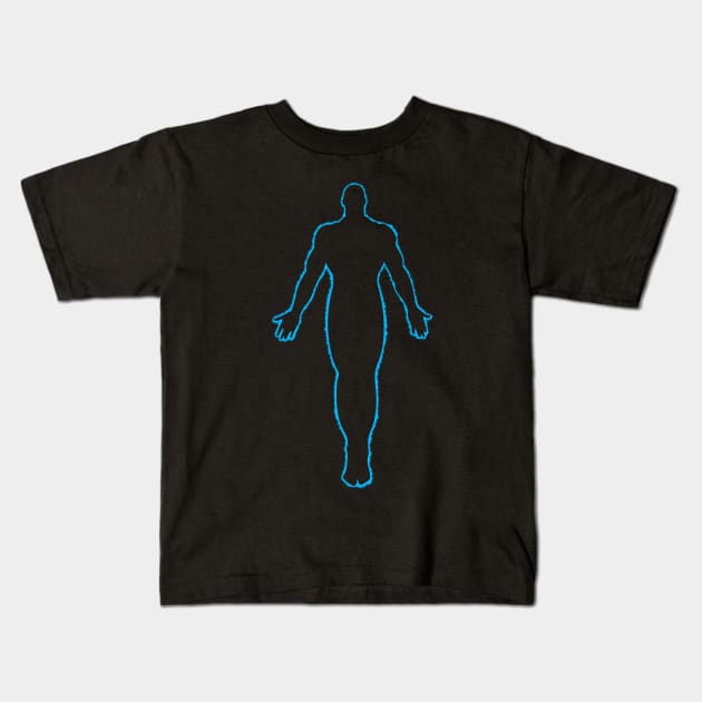 Dr Manhattan Watchmen Kids T-Shirt by Bukeater